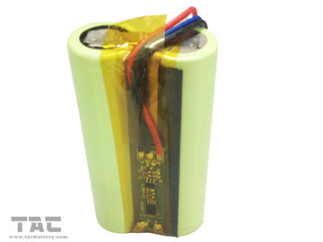 18650 paquete cilíndrico de la batería 7.4V 2600mAh de la ión de litio para el arma POP