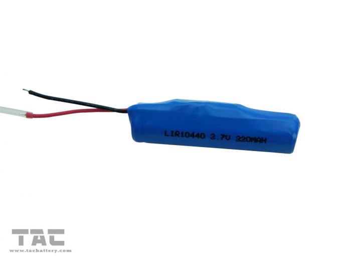 Batería cilíndrica de la ión de litio recargable de 3.7V 10440/AAA con el circuito protector